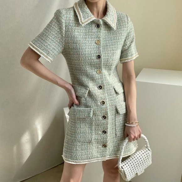 LIMI Tweed Dress NWOT Size S - Picture 4 of 11